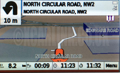 Xcarlink V7 Touch Screen GPS SatNav Navigation Box 