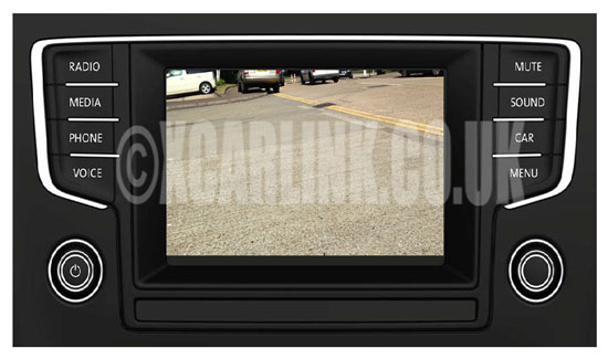 VW Golf Mark VII 7 Multimedia Rear Camera Interface  VW Golf Mark VII 7 Multimedia Rear Camera Interface