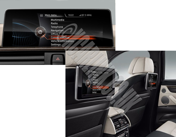 BMW iDrive (CIC) Rear Headrest Screen Mirroring Interface BMW iDrive (CIC) Rear Headrest Screen Mirroring Interface