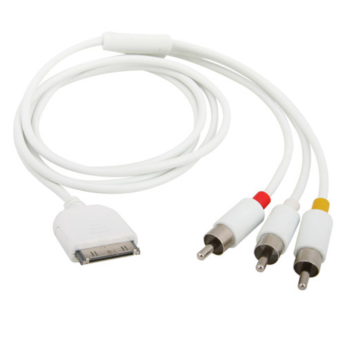 iPhone 3G/iPod to Audio AV Cable iPhone 3G/iPod to Audio AV Cable